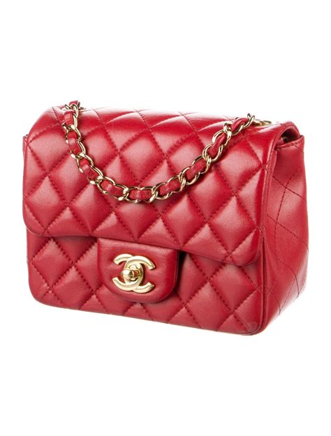 small red chanel bag